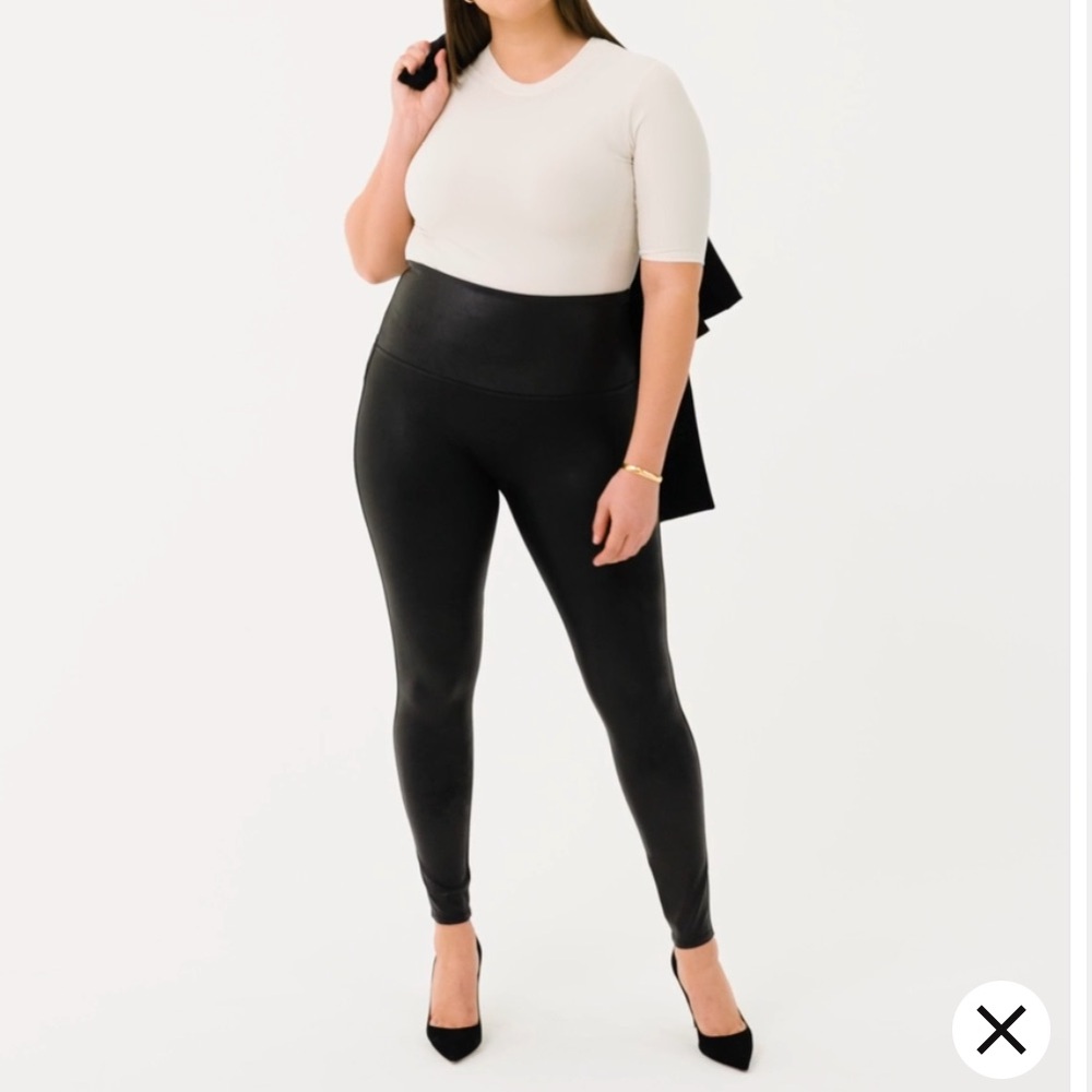 Spanx faux leather leggings